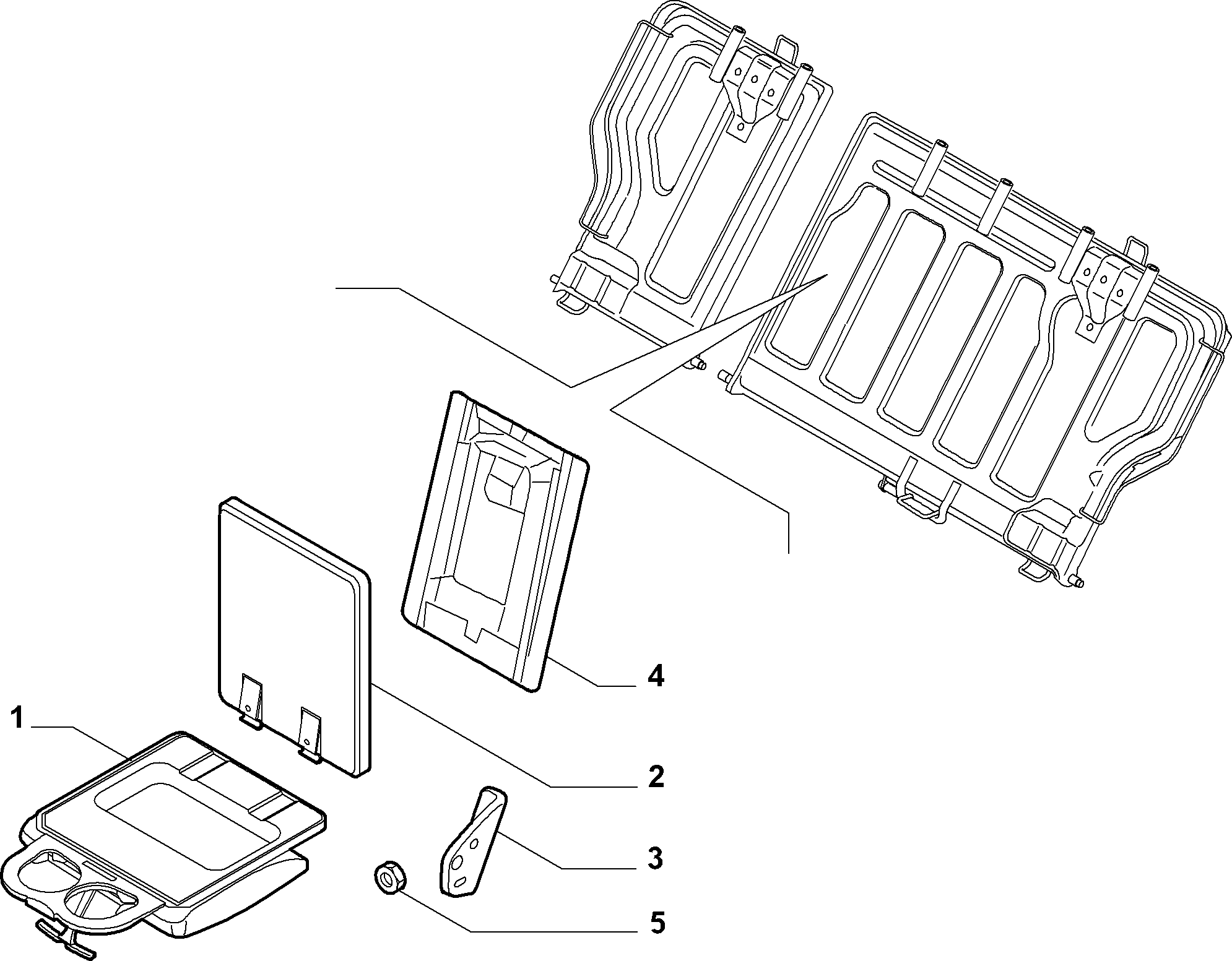 70613/01 REAR SEAT