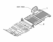 70006-020 REAR FLOOR PANEL