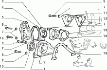 10102/00 КАРТЕР И КРЫШКИ БЛОКА ЦИЛ.
