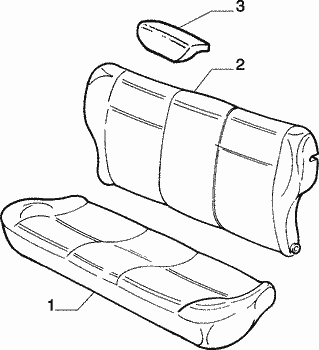 70615/00 REAR SEAT LINING