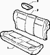 70615/00 REAR SEAT LINING