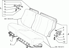 70613/01 REAR SEAT