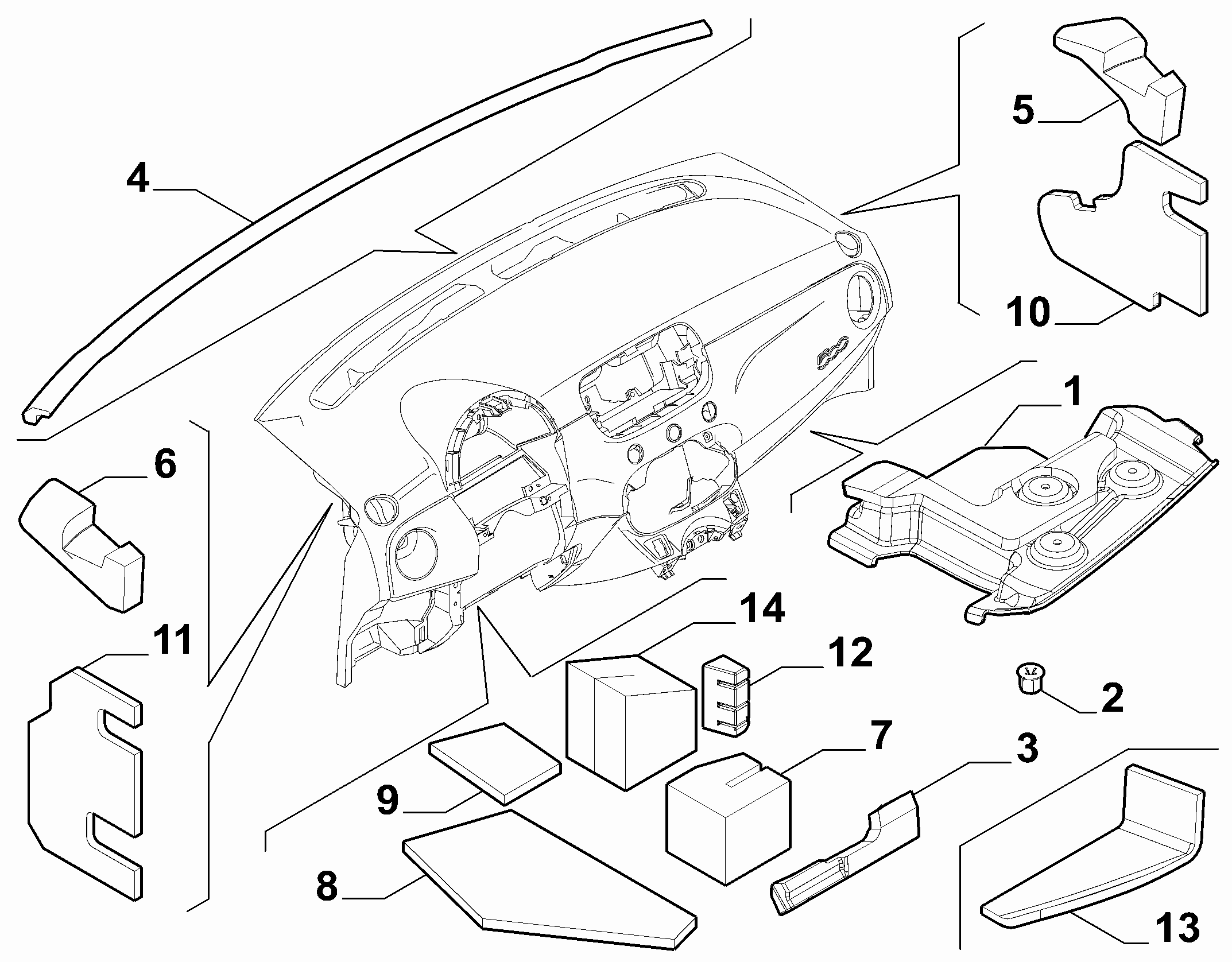 70502-080 DASHBOARD SOUNDPROOFING