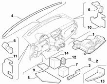 70502-080 DASHBOARD SOUNDPROOFING