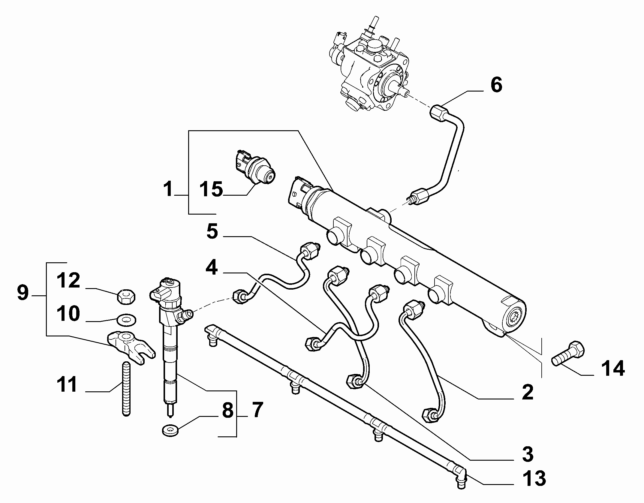 10226-020 HYDRAULIC COUNTER AND INJECTORS