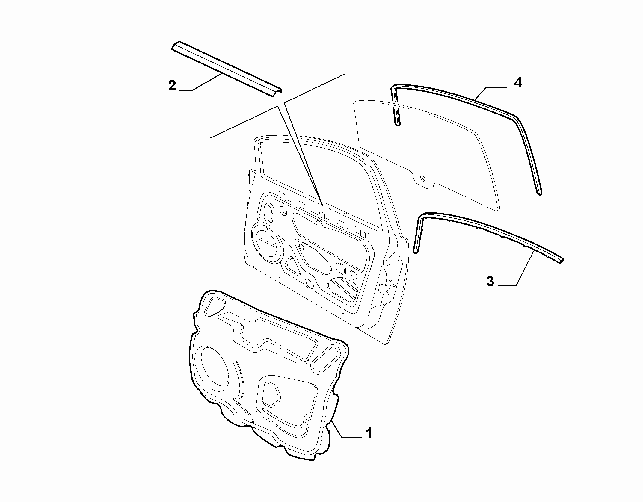 70129-070 FRONT DOOR TRIM