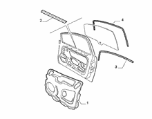 70129-070 FRONT DOOR TRIM