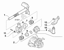 21219-010 GEAR SHAFT