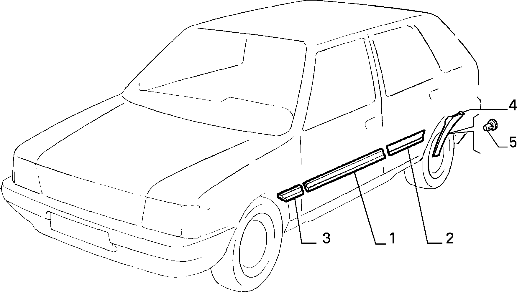 70712/00 НАРУЖНЫЕ НАКЛАДКИ И УПЛОТНИТЕЛИ