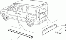 70712/00 НАРУЖНЫЕ НАКЛАДКИ И УПЛОТНИТЕЛИ 