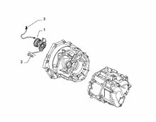 21207-040 HYDRAULIC ACTUATOR CLUTCH RELEASE