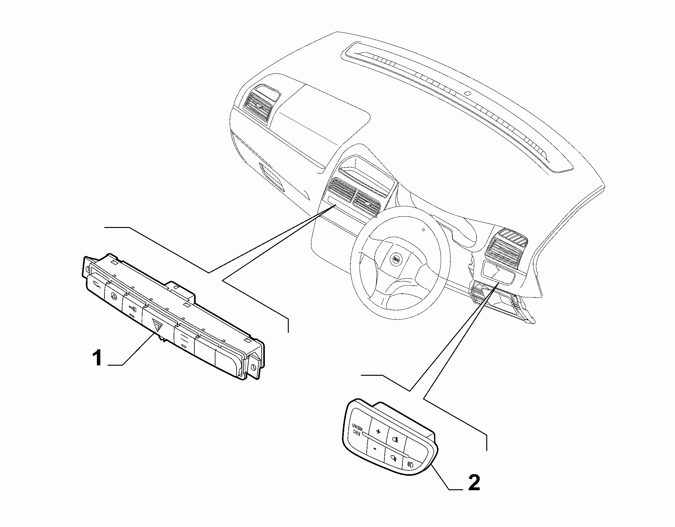 55503-020 DASHBOARD SWITCH
