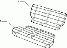 70615/00 REAR SEAT LINING