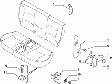 70613/01 REAR SEAT