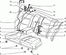 70613/01 REAR SEAT