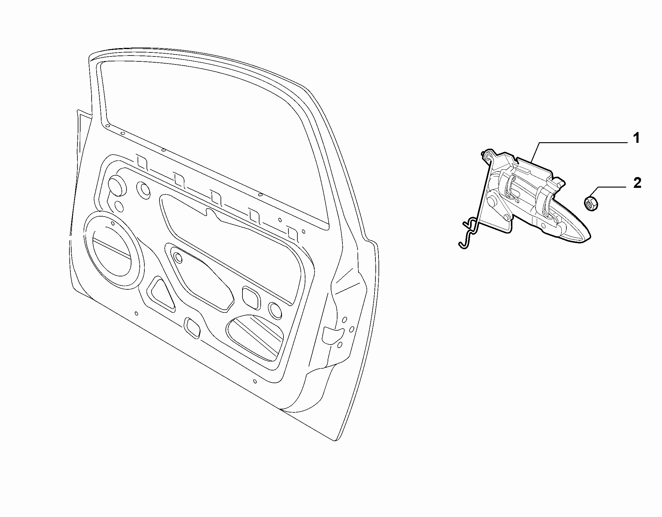 70129-060 FRONT DOOR HANDLE