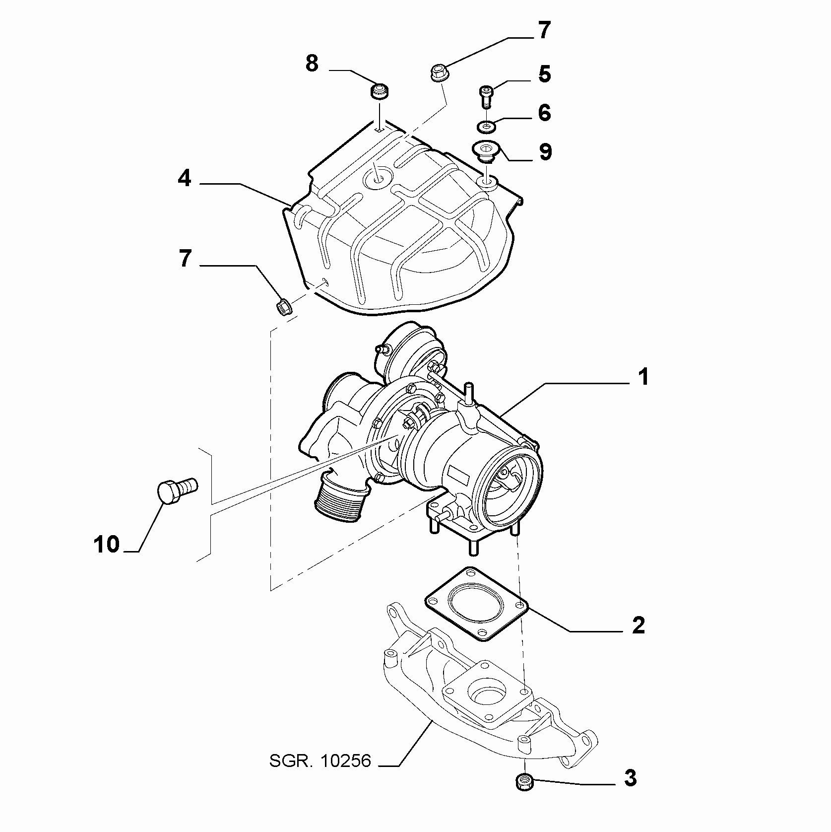 10252-010 TURBOCOMPRESSOR AND PRECATALYSER
