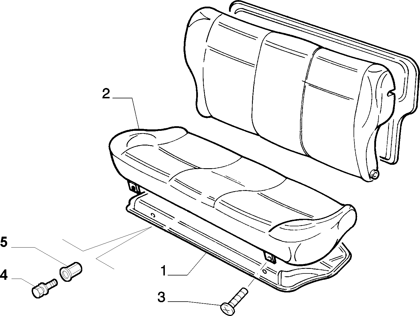 70613/04 REAR SEAT
