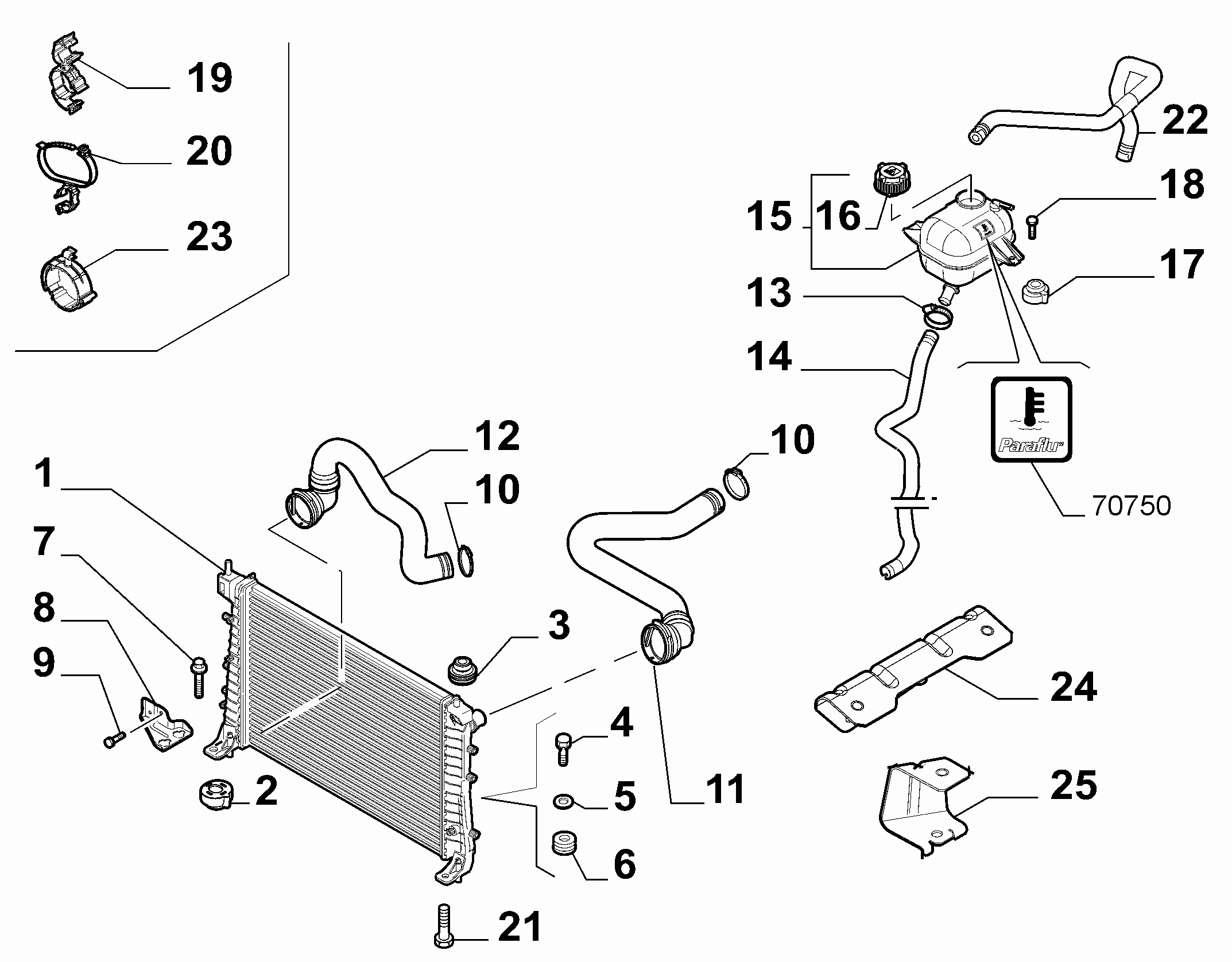 10401/01 РАДИАТОР И ТРУБОПРОВОДЫ