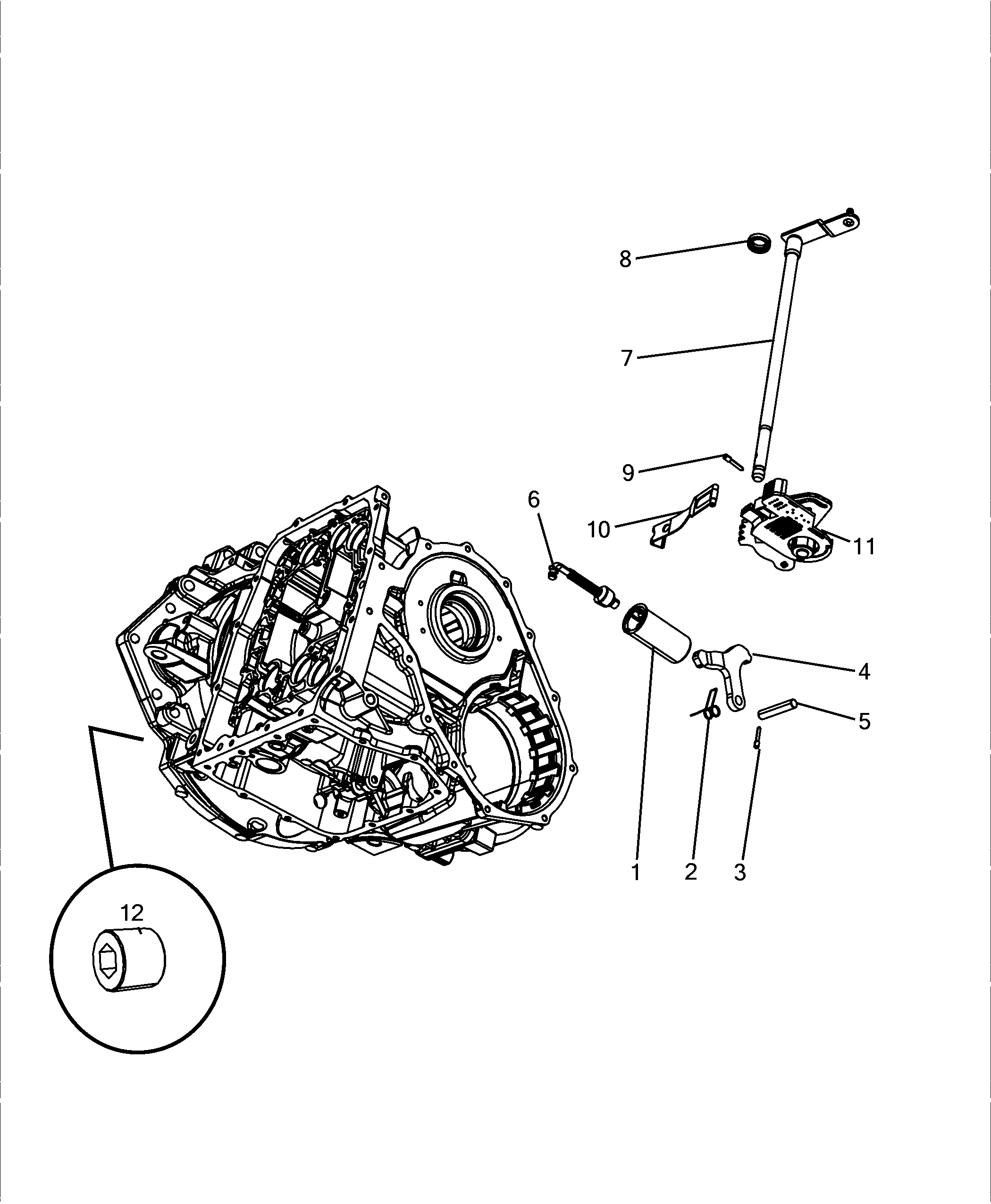 21201-110 AUTOMATIC TRANSMISSION PARKING UNIT