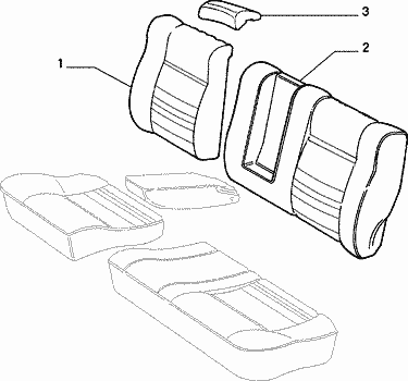 70615/02 REAR SEAT LINING