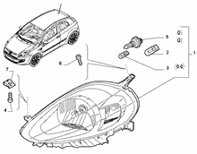 55401-010 FRONT HEADLIGHT
