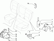 70613/01 REAR SEAT