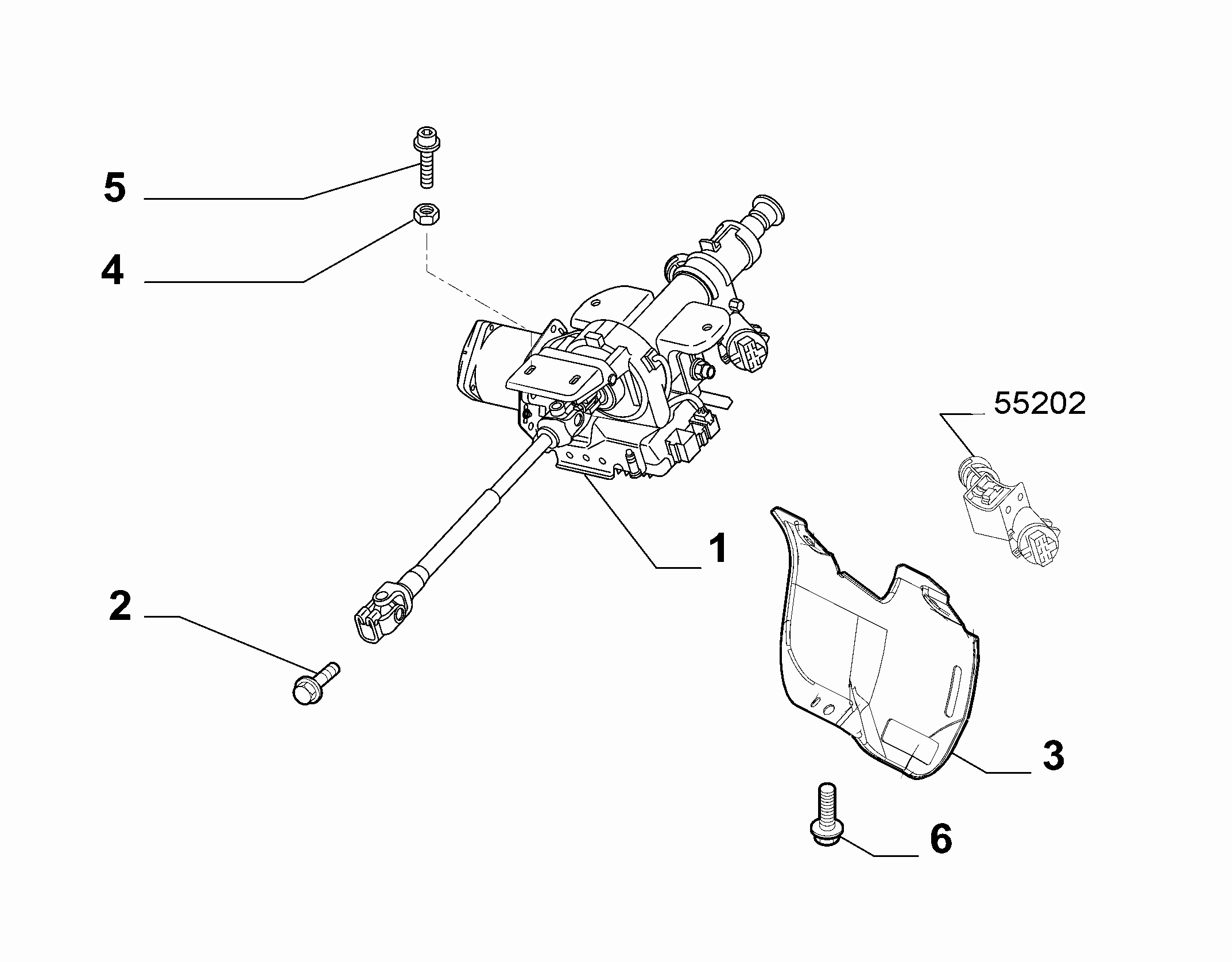 41201-020 POWER STEERING SHAFT