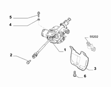 41201-020 POWER STEERING SHAFT