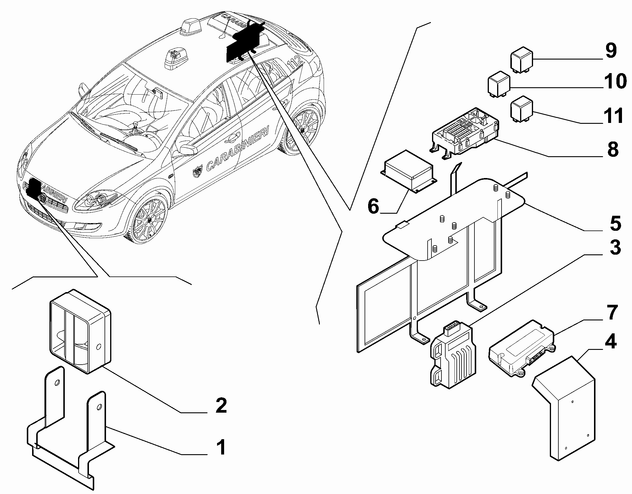 55530-010 WARNING BUZZERS
