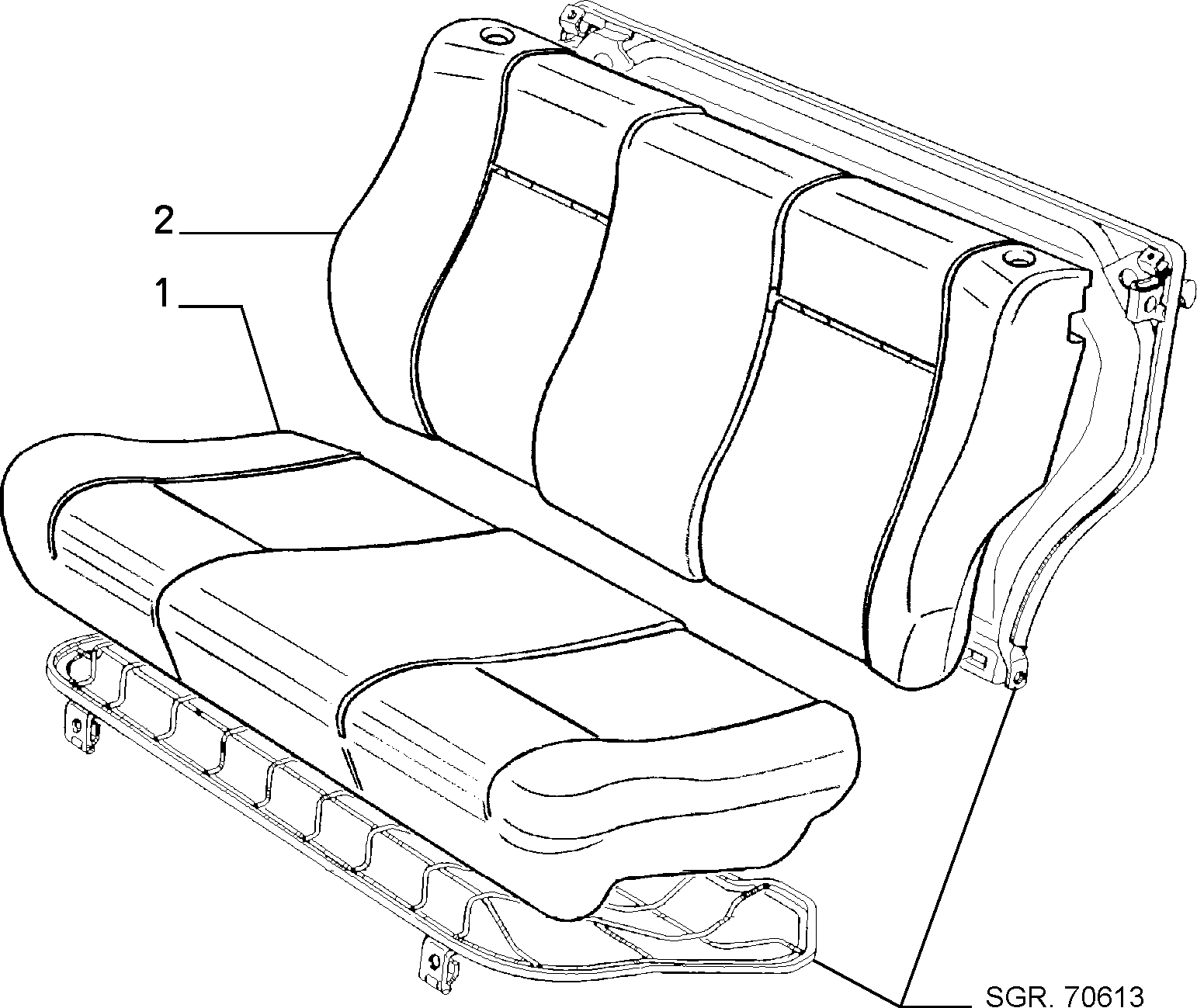 70615/01 REAR SEAT LINING