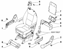 70601-062 PASSENGER SEAT COVERS
