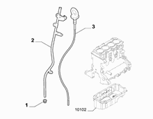 10301-060 DIP STICK, CAP, TRANSMITTER AND PRESSURE ROD