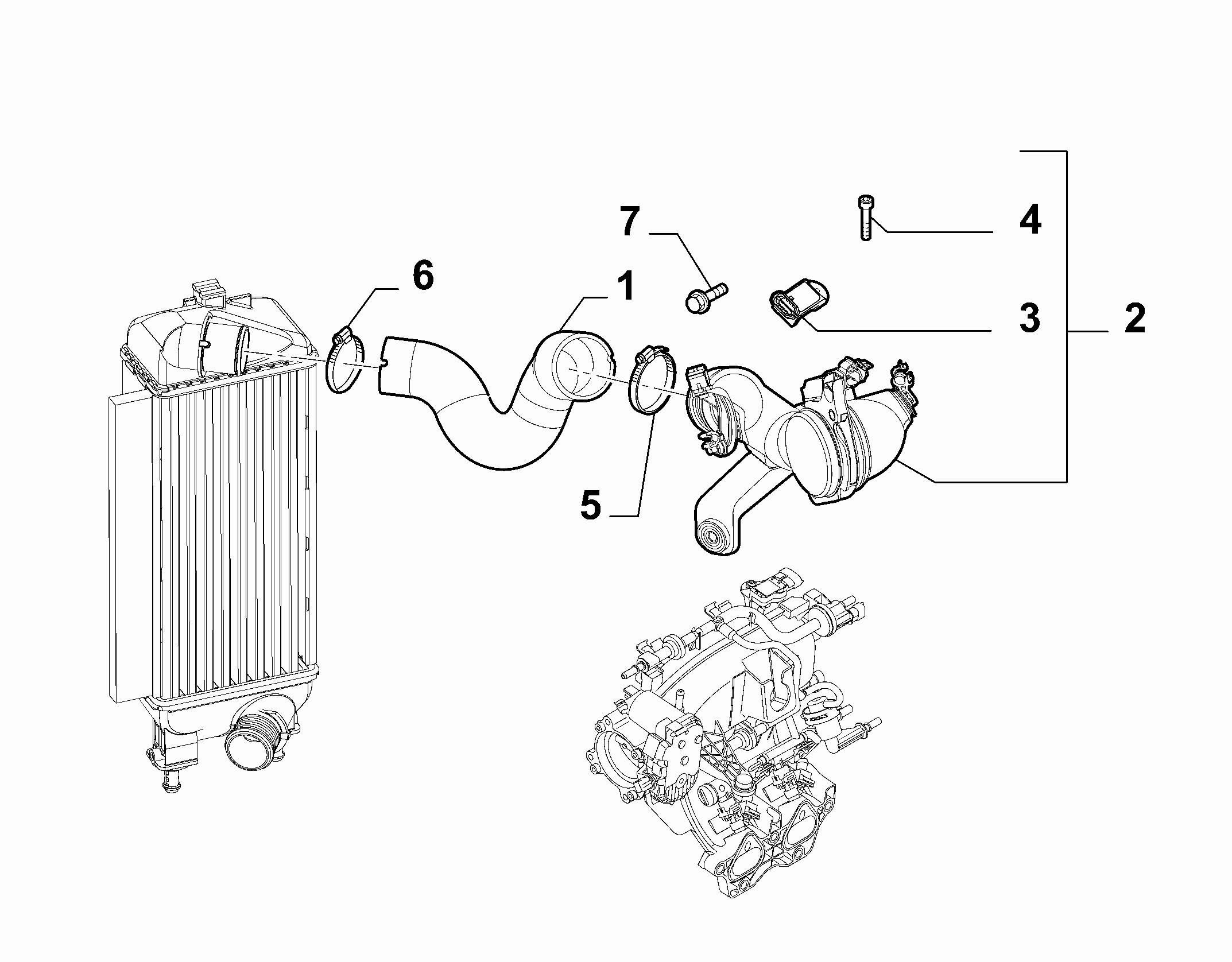 10247-020 COOLER PIPING SUCTION DUCT