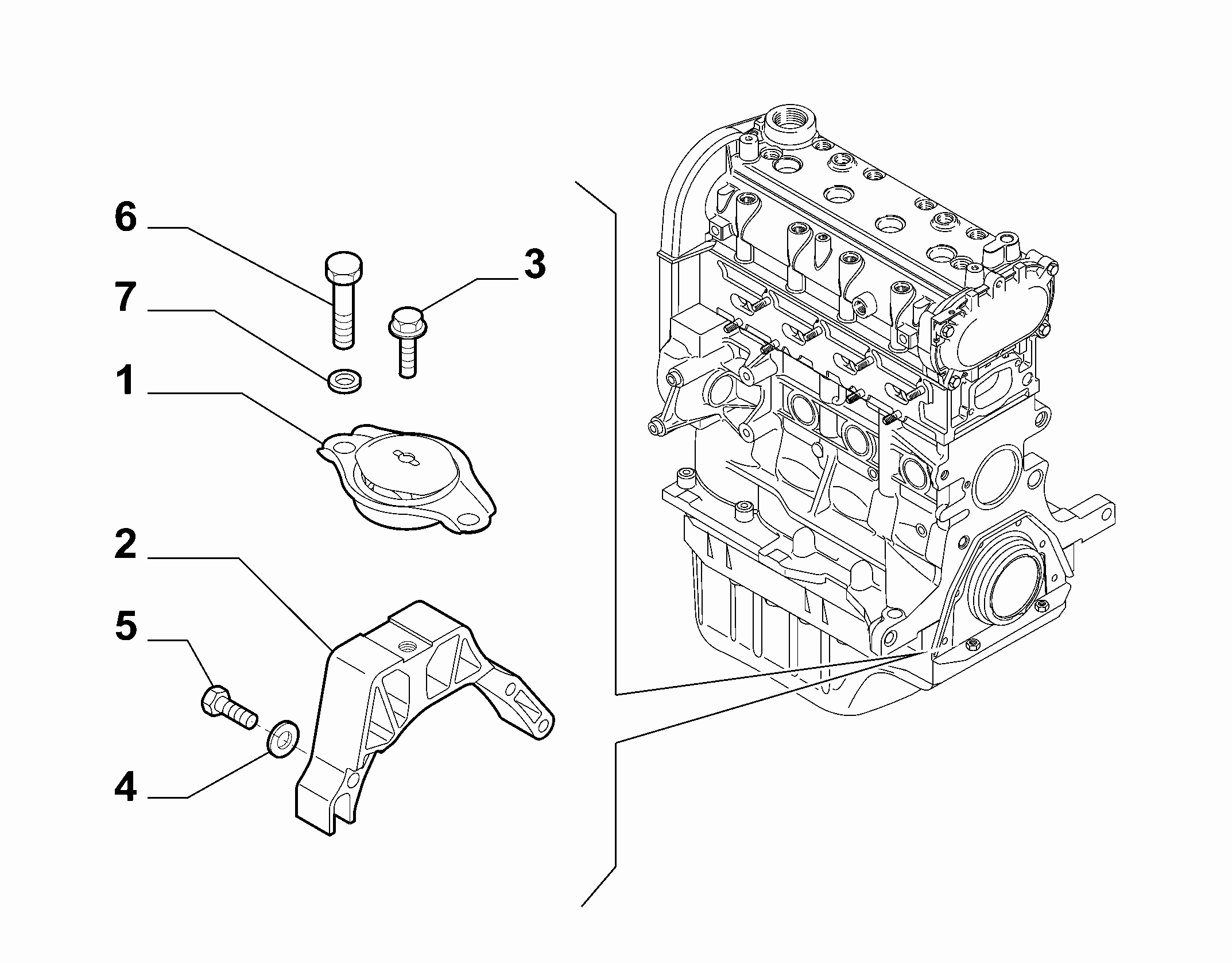 10002-020 GEARBOX INLET SCREW ANCHOR SUSPENSION