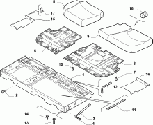 70613/01 REAR SEAT
