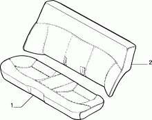 70615/00 REAR SEAT LINING