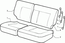 70615/03 REAR SEAT LINING