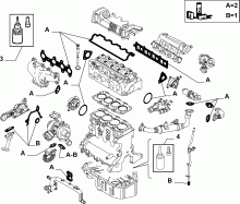10101-050 GASKET KIT, HEAD AND CRANKCASE