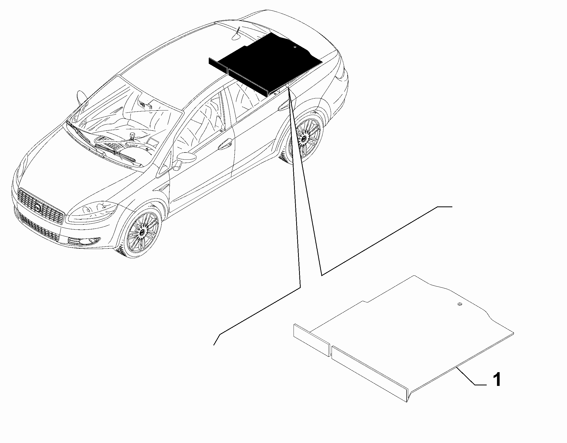 70526-030 TRUNK MATS