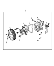 10402-010 WATER PUMP AND GASKETS