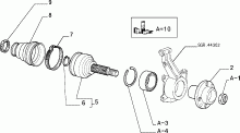 27402/00 ПОЛУОСИ ДИФФЕРЕНЦИАЛА