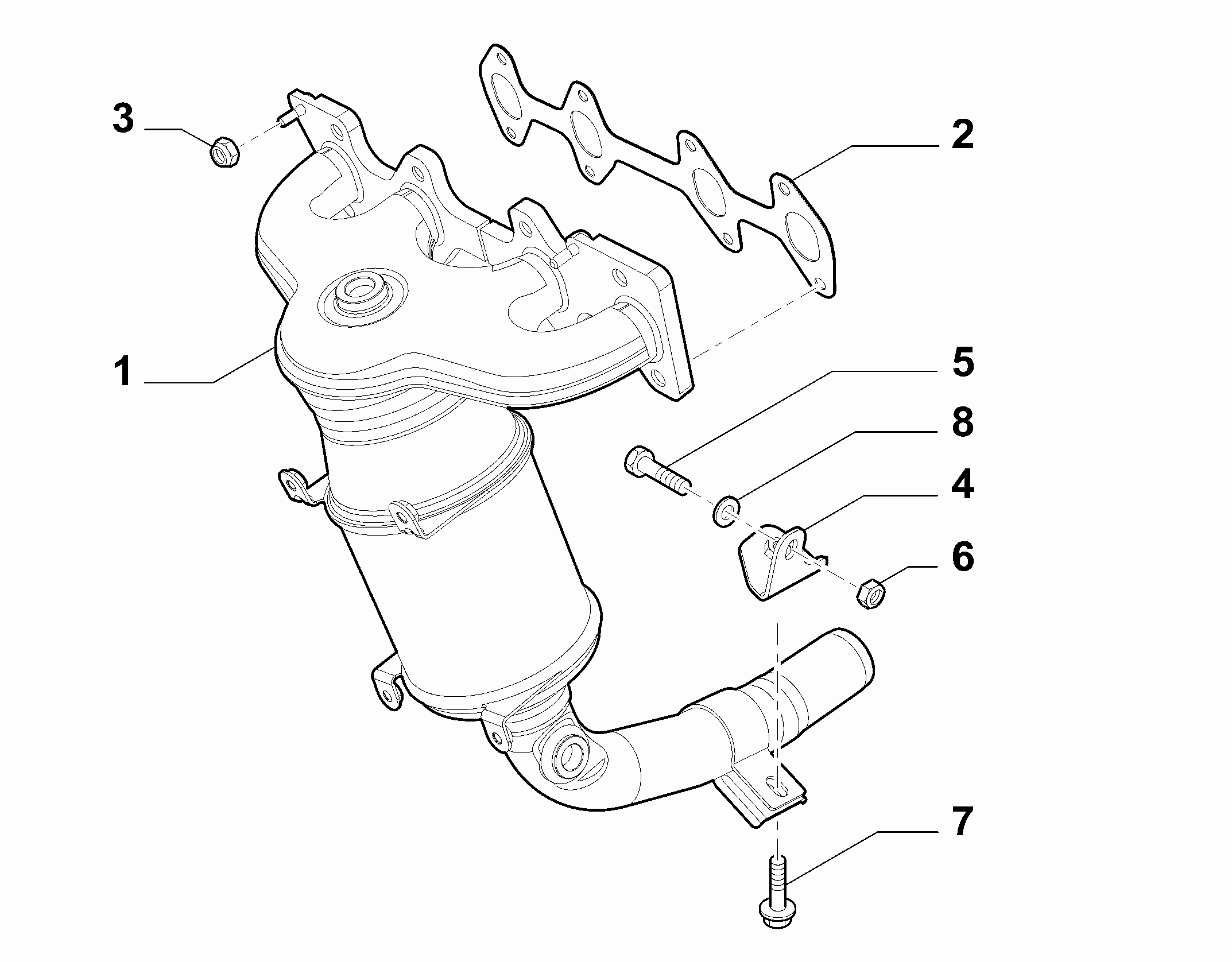 10258-010 FRONT PIPING
