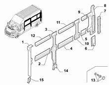 70523-110 REAR COVERS, LOWER SIDE