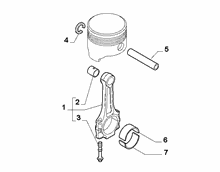 10105-010 COUPLING RODS AND HALF BEARINGS