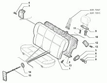 70613/15 REAR SEAT