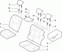 70615/06 REAR SEAT LINING