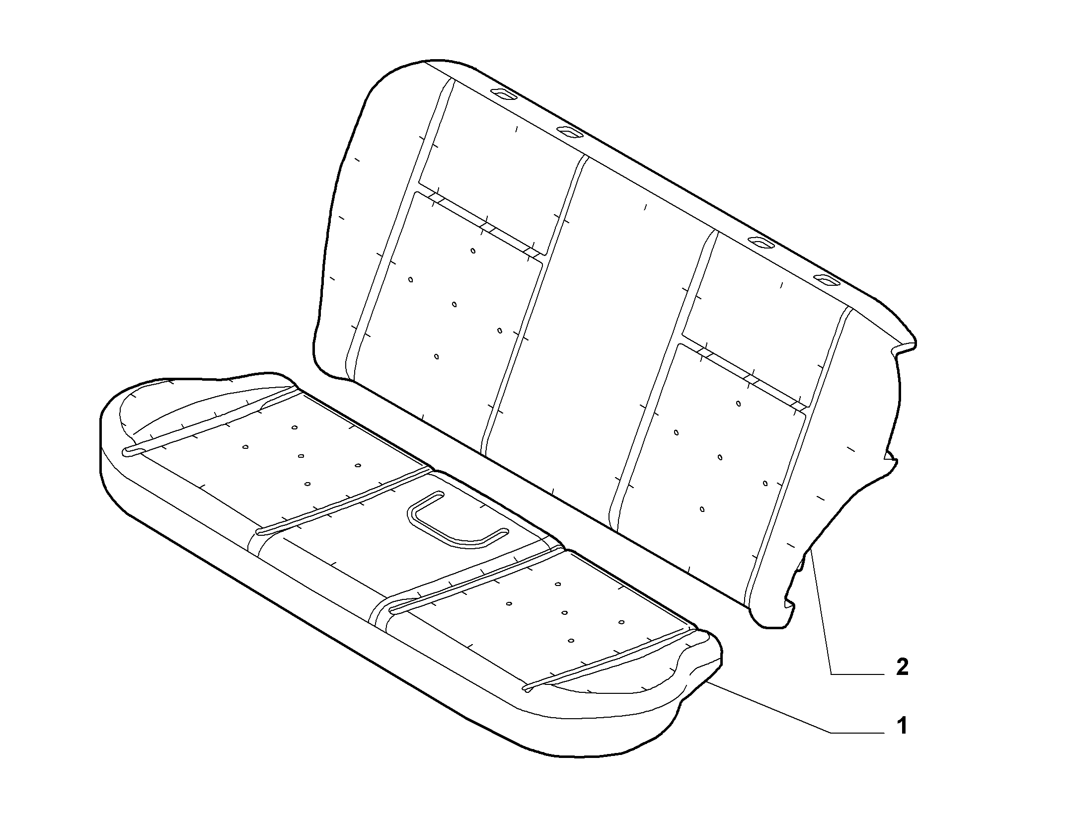 70613-010 REAR SET PADDING