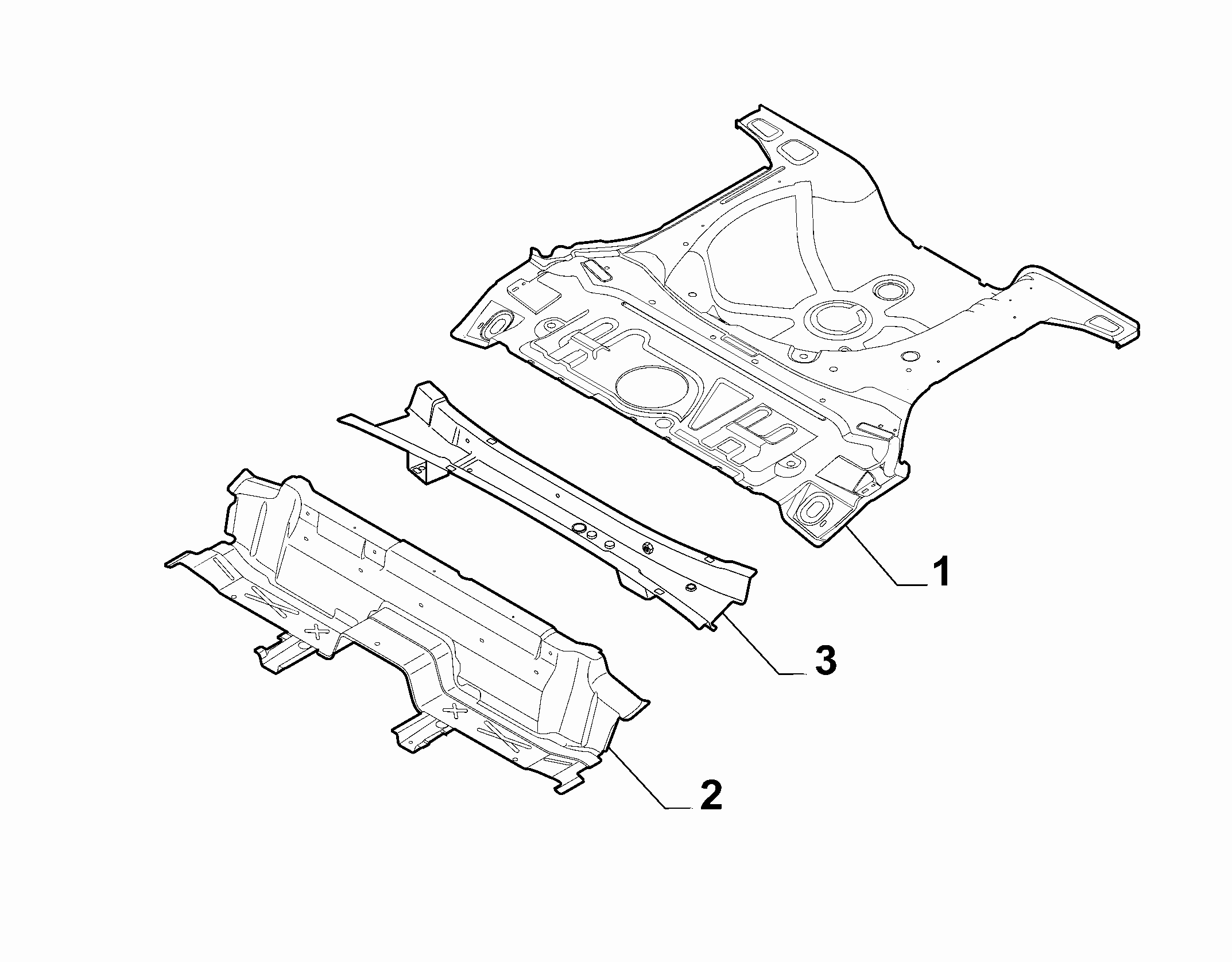 70006-020 REAR FLOOR PANEL