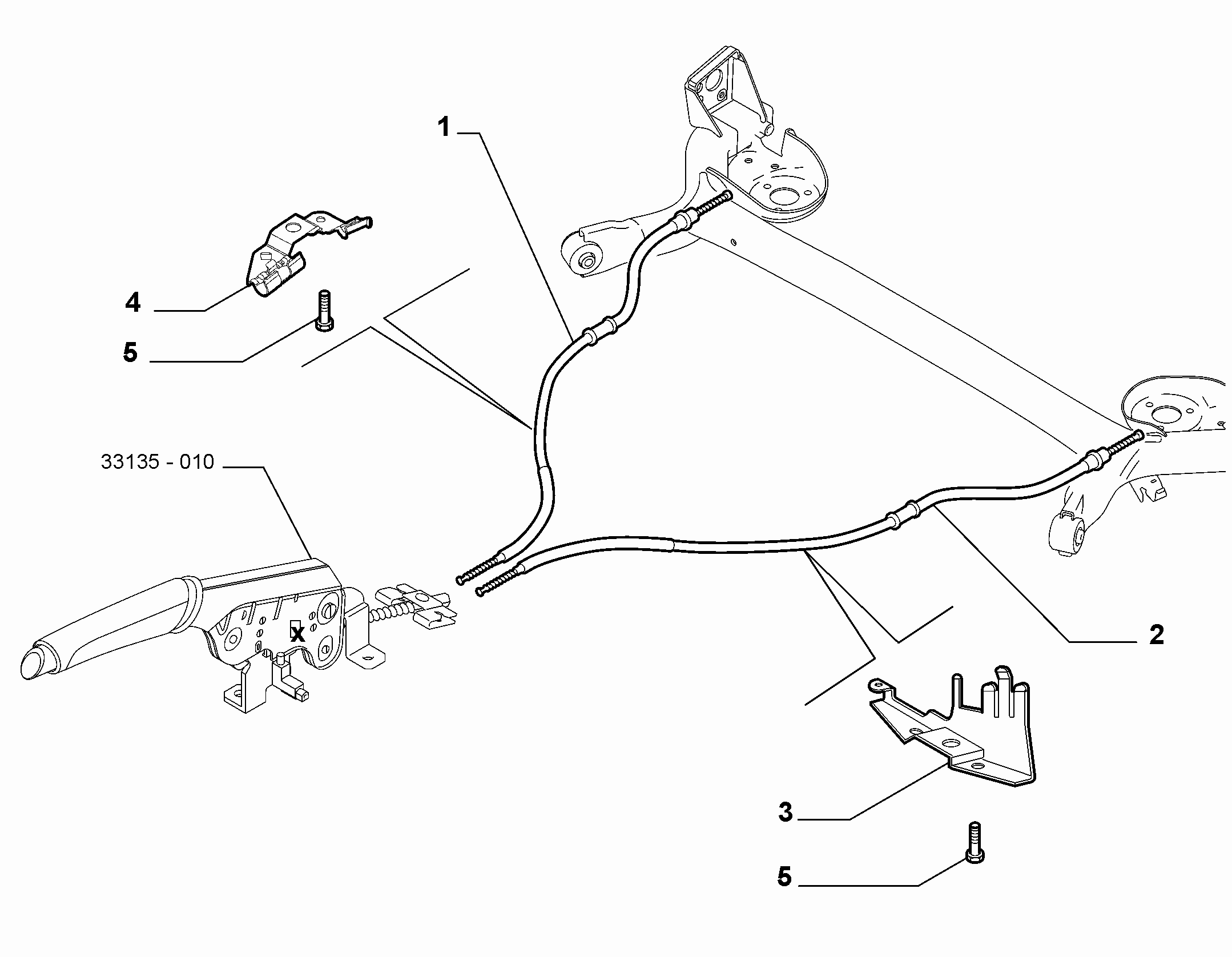33135-020 HANDBRAKE HARNESS